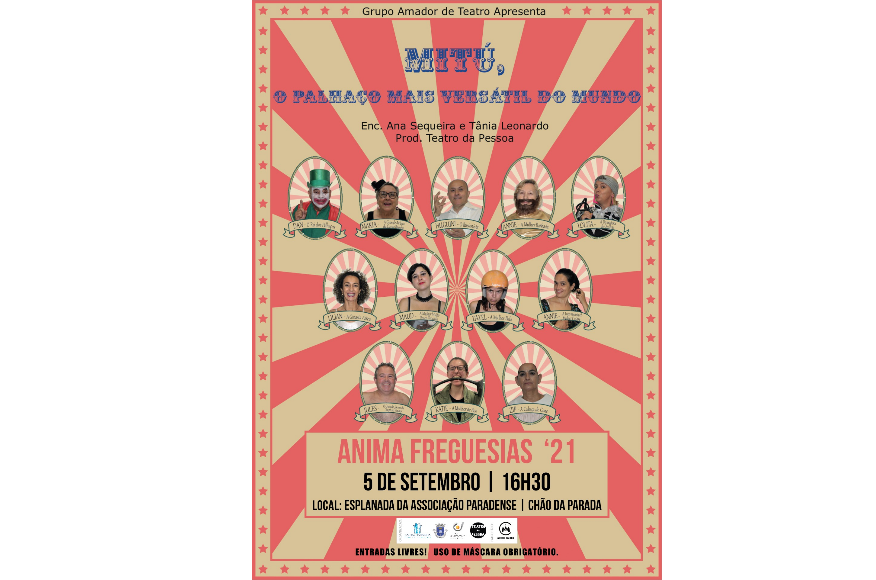 CH&Atilde;O DA PARADA | 5 de Setembro 16h30 na esplanada da Associa&ccedil;&atilde;o Paradense | MIT&Uacute;, O palha&ccedil;o mais vers&aacute;til do mundo.