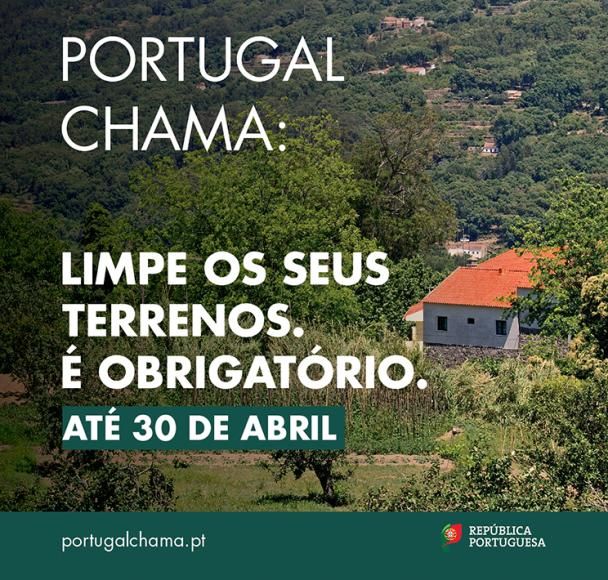 Limpeza dos terrenos at&eacute; 30 de Abril