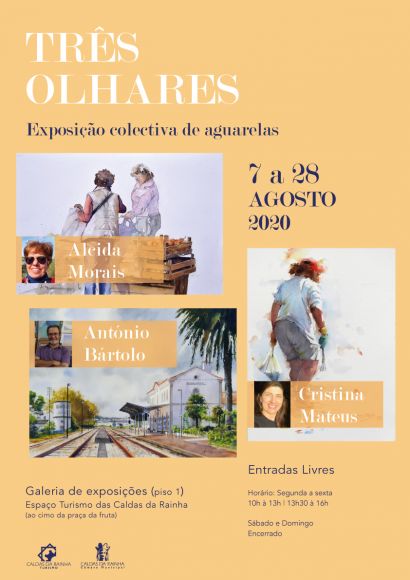 Exposi&ccedil;&atilde;o de Aguarelas - Tr&ecirc;s Olhares