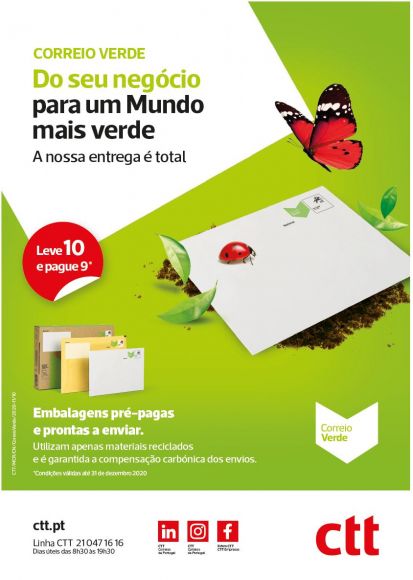 Correio Verde - Do seu neg&oacute;cio para um Mundo mais verde!