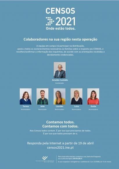 Recenseadores para Censos 2021